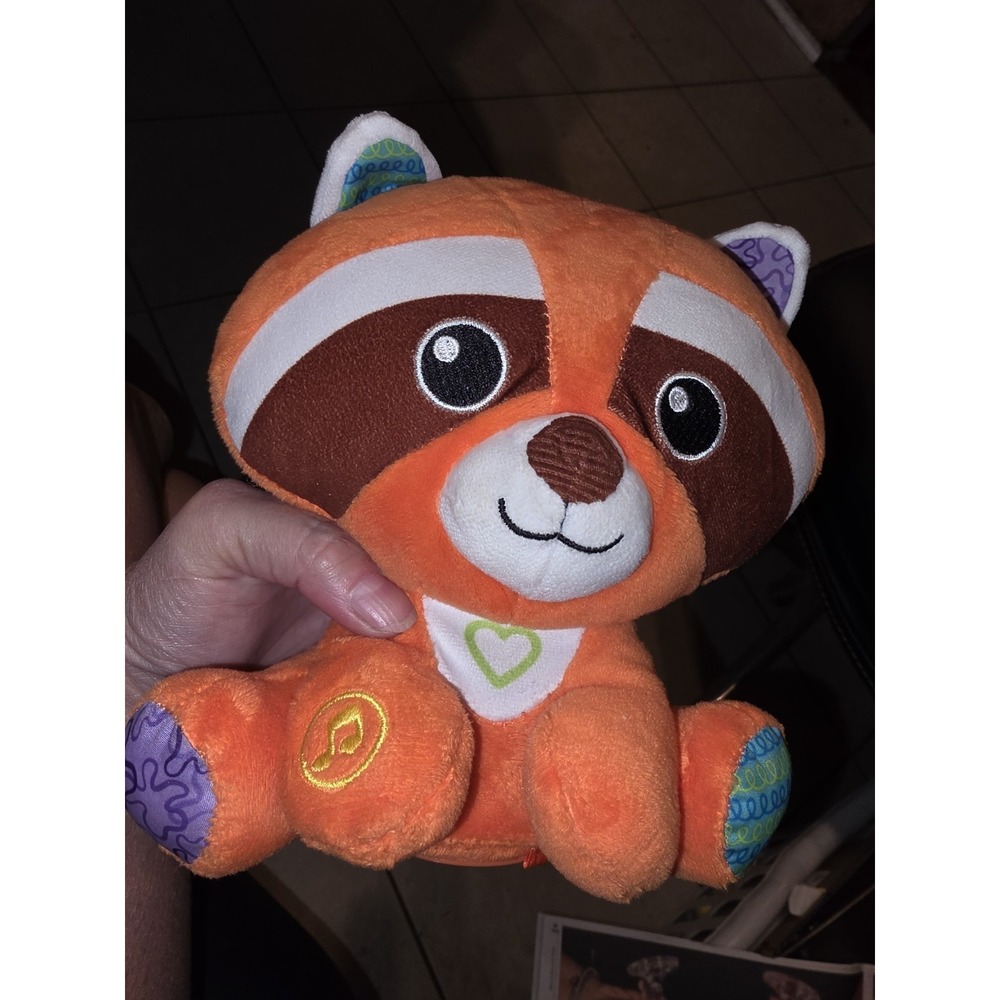 LeapFrog Red Panda Plush Colorful Counting Sounds Lights Educational Toy Works
